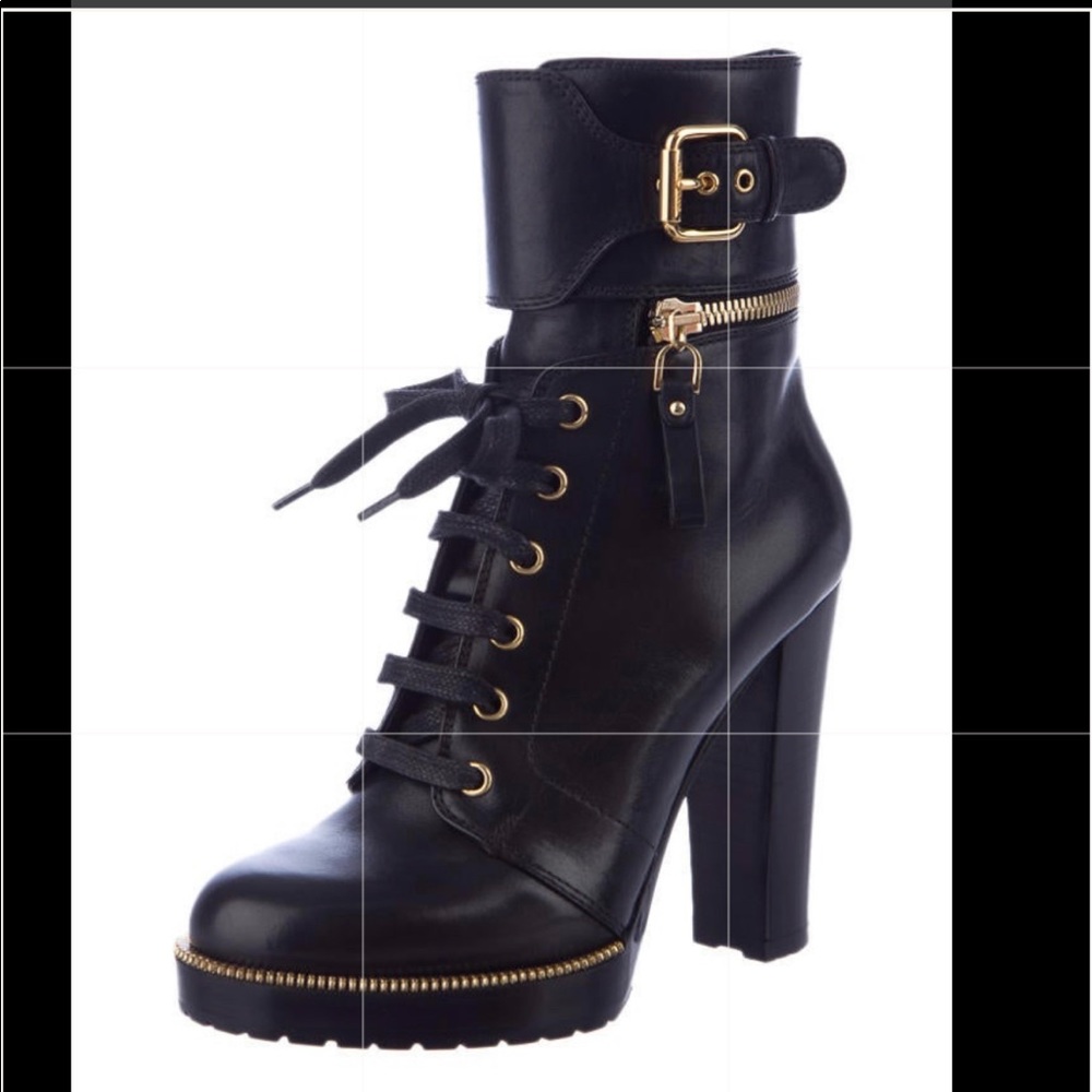 Sergio Rossi Black Ankle Boots Size 6 I IT 36 - Picture 2 of 9